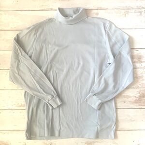 Women’s XL Turtleneck Long Sleeve Shirt Light Blue Top Mervyns Size X Large